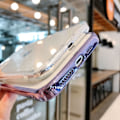 Pikkukuva 4 / 4: Luksus galvanoidusta kehyksestä valmistettu Tpu-pehmeä puhelimen suojakotelo läpinäkyvä kotelo sopii iPhone11promax-sarjaan Violetti