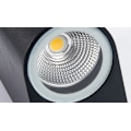 Pikkukuva 3 / 4: Lightess 12W LED-seinävalaisin ulkokäyttöön, vedenpitävä IP66, antrasiitin värinen, neliön muotoinen seinävalaisin, metalliseinävalaisin, ulkoseinävalaisin, lämmin valkoinen LED-seinävalaisin