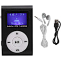 Pikkukuva 1 / 5: Mini MP3 -musiikkisoitin, (musta), Mini kannettava urheilun MP3-soitin takaklipsillä + LCD-näyttö, tukee jopa 32 Gt:n muistikorttia