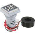 Miniatyrbild 1 av 4: Spänningstestare och detektor Mini Digital Square Volt-Ammeter Voltameter Ammeter Spänningsmätare Dubbel LED-display Spännings- och strömindikator Monitor