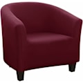 Miniatyrbilde 1 av 5: Strekkbart Sjeselongtrekk, Enkelt å Installere og Vaske, Stoltrekk med Armlener Chesterfield Stoltrekk for Bar, Stue, Møterom
