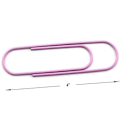 Miniatyrbillede 5 af 5: Pakke med 30 ekstra store papirclips 4 tommer 100 mm søde papirclips flerfarvede bogmærker, kontorartikler tilbehør