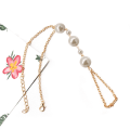 Miniatyrbilde 4 av 5: Perle Armbånd Gull Stor Perle Kjede Finger Kjede Gotisk Retro Stil Perle Armbånd Fra Armbånd Delikat Perle Ring Rem Armbånd