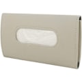 Miniatyrbild 1 av 4: Bil Auto Solskydd Papperslåda, PU Läder Tissue Box Hållare Tissue Box Hängande Tissue Box för Bil, Beige
