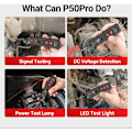 Pikkukuva 4 / 5: Topdiag P50Pro Autopiirin Testeri Oskilloskooppi LED LED LED LED DC Valo Vika Valo Tasku Valaistus Lamppu
