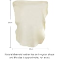 Miniatyrbillede 2 af 4: Sæmskind Bilklude, Naturlig Sæmskind, Superabsorberende Auto Bilvask Håndklæde, 60cmx80cm