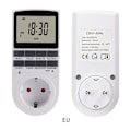 Miniatyrbilde 1 av 4: (2-pakning) Digital programmerbar stikkontakt med nedtelling Daglig/Ukentlig Programmer Elektrisk med LCD-skjerm og tilfeldig tyverisikringsmodus