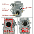 Miniatyrbillede 2 af 3: Karburator til Yamaha TTR 125 TTR 125 Carb Karburator 2000 2007 Yamaha TTR125 TTR125E TTR125L TTR125LE