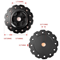 Pikkukuva 2 / 5: Auton ohjauspyörän napa, tarkka korvaava ohjauspyörän adapteri Thrustmaster T300 T500 PCD 73mm:lle (musta)