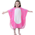 Pikkukuva 3 / 5: Lasten Dinosaurus Rantaponcho (Pinkki, 2-4 vuotta, 70*140cm), Hupullinen Pyylepyyhe, Puuvilla