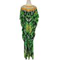 Miniatyrbillede 3 af 4: Kvinders strand caftan kjole badedragt cover-up