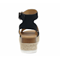 Miniatyrbild 5 av 5: Fiskmunsandaler - Öppen tå spänne ankelrem - Espadrille platt kil - Casual sandaler