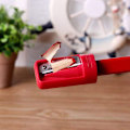 Miniatyrbillede 4 af 4: Carpenter -tailon - blyantspidser til tømrerarbejde - Smal barberkniv - håndværktøj til træarbejde (4 rum, rød)