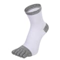 Miniatyrbillede 2 af 5: Mid-calf hælede bomulds casual, moderigtige og komfortable tabi sokker (4 par)