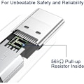 Miniatyrbillede 3 af 5: 2 stk. USB C-adapter, USB C til Micro USB-adapter Type C han til Micro USB hun-stik, Micro USB til USB Type C-adapter, til P20/30 Andre smartphones