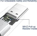 Pikkukuva 3 / 5: 4 kappaletta USB C -sovitinta, USB C - Micro USB -sovitin, tyyppi C -uros - Micro USB -naarasliitin, Micro USB - USB Type C -sovitin, P20/30 muille älypuhelimille
