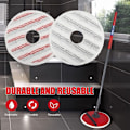 Miniatyrbild 5 av 5: Ersättningsmopphuvud för Vileda Spin and Clean, tvättbart och återanvändbart, mikrofibermopphuvud kompatibelt med Vileda Spin Mop Head för golvrengöring (1