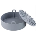 Miniatyrbilde 1 av 5: Silikonkrukke for airfryer, fredagslufttilbehør, silikonfrityrkurv, silikonsangerluftkurvkrukke, gjenbrukbar silikonkurv, for airfryer, mik