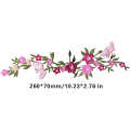 Miniatyrbild 2 av 5: 2 st, Nya fjärilar blomma broderade lappar, blommig spets tygapplikation sömnad broderi, DIY hantverk lapp motiv för kläder, jeans, jackor,