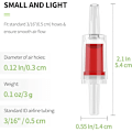 Miniatyrbilde 2 av 4: 6 stk. tilbakeslagsventiler for akvarium for vanlige luftpumper, ENRETTET RØD PLAST, FLOW FOR STANDARD SLANGE 4-6 mm, Tilbehør for akvarier