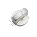 Miniatyrbilde 5 av 5: Gassknapper 6mm universal universal universal knapper komfyrknapp sølv gasskomfyrknapper for ovn og gasskomfyr 6 rom