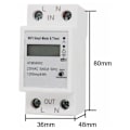 Miniatyrbild 2 av 5: Tuya WiFi Smart Elmätare Smart Energimätare Timer Hem Elmätare Mobilapp Fjärrkontroll Inget Behov av Manuell Avläsning Inte