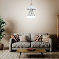 Miniatyrbilde 5 av 5: E27 Trippel for LED-pære med skruefeste, 360° justerbar, AC 220-240V, 3 E27 adapter for taklampeholder, E27 E27 E27 E27 Belysning for studio/garasje,