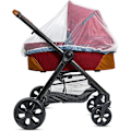 Miniatyrbillede 3 af 5: Baby Myggenet til Barnevogn, Baby Carrier og Vugge - Elastisk Snøre til Snug Fit Beskyttelse - Beskyttende Kaleche til Småbørn