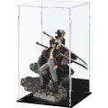 Miniatyrbillede 3 af 3: Akryl Vitrineboks Klar Akryl Bordplade Display Cube til Samleobjekter - Sort, 15x15x25cm (5.9x5.9x9.8in)