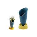 Miniatyrbillede 1 af 5: 20,7x9,5x9,5cm Køkken Porte Redskaber Cailed Découtte - Multifunktionel Opbevaringskurv i Plast, til opbevaring af skeer, gafler, kan bruges i badeværelset,