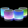 Miniatyrbilde 4 av 5: Mini Bluetooth-høyttaler med LED-lys + radio + USB. Bærbare høyttalere, bryllupsgaver, nattverd, fester.