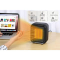 Miniatyrbillede 2 af 4: Mini keramisk radiator 800W - 2 effekttrin, overophedningsbeskyttelse