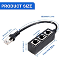 Miniatyrbilde 2 av 5: WiFi Repeater Booster 300Mbps Trådløs Forlenger Nettverkssignalforsterker (WPS, enkel installasjon, 1 Ethernet-port, innebygd antenne, 2.4 GHz) Øk