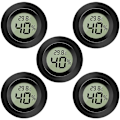 Miniatyrbild 1 av 5: 5-pack LCD digital hygrometer termometer, inomhus utomhus hygrometer temperaturmätare för luftfuktare avfuktare växthus källare babyrum