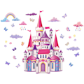Miniatyrbild 1 av 5: Väggdekaler Färgglatt slott Vägg väggdekaler Väggdekaler flickrum för barnrum babyrum