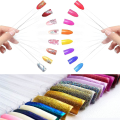 Miniatyrbilde 5 av 5: Neglelakkfargekart 50 stykker, falske negler Display neglepraksisverktøy Fargepalett for neglepraksisdesign... (Naturlig farge)