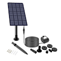 Miniatyrbild 1 av 5: Solcellsvattenpump för utomhusfontän, 2,5W solcellsvattenpump för fontäner, damm, kit med påle, solcells driven pump för fågelbad, damm, trädgård, Bac