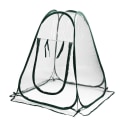 Miniatyrbilde 5 av 5: Mini Pop-up drivhus, innendørs utendørs PVC drivhusdeksel, lite bærbart hageblomsterhus - 70 x 70 x 80 cm