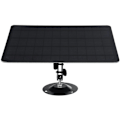 Miniatyrbillede 4 af 5: 10W 5V 2000mAh Micro USB Solpanel 360 Graders Rotation Vandtæt Vægmontering Monokrystallinsk Silicium Solpanel til USB Kamera Sort