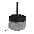 Miniatyrbillede 1 af 4: Lærred cylinder værktøjstaske have hardware værktøjstaske bærbar snøre værktøj opbevaringspose（sort）