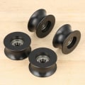 Miniatyrbillede 5 af 5: 4 stk. 0840UU U-type rulleguidehjul, U-type, 8x40x20,7 mm rille