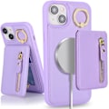 Miniatyrbillede 1 af 5: iPhone 13 Læder Cover - Lilla