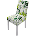 Miniatyrbild 3 av 4: Stolskydd Dekor 4 st Stolskydd Stretch-överdrag Spandex Material Stolskydd med Elastiskt Band för Universell Passform, Mycket Lätt att Rengöra och Du