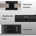 Miniatyrbilde 2 av 5: Svart magnetisk lukking, for Samsung Z Flip 4 (2022), Z Flip 3 belteveske, telefonhylster med belteklipshylster, metallklips