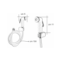 Miniatyrbilde 2 av 4: Hygienisk dusj for WC, komplett WC-hygienepakke