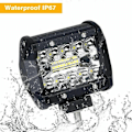 Miniatyrbillede 5 af 5: 2 stk. 60W LED arbejdslys projektør, Flood Gulvlampe Projektør Lampe Kørsel, LED Langt fyrtårn af Lys Driver Udenfor Vej Båd Bræt