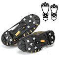 Miniatyrbillede 3 af 5: L (størrelse 41-45) 2 stk. Issko Pigge Skridsikre Snegreb Støvle Sko Anti Slip Over Træknopper Spikes Flupors