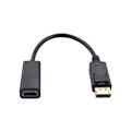 Pikkukuva 4 / 4: 1 kpl DisplayPort–HDMI-sovitin, DP-muunnin (Display Port) uros–naaras HDMI-liittimeen audiolla Lenovolle, Dellille, HP:lle, ASUSille ja muille merkeille