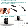 Miniatyrbillede 2 af 5: Universal sektoradapter 12W, strømtransformator 3V 4.5V 5V 6V 7.5V 9V og 12V DC 220V