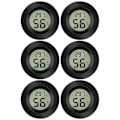 Miniatyrbillede 1 af 5: (6 stk. - b) Mini digitalt LCD Termometer Hygrometer Temperatur Fugtighed -5070 ℃ 10% 99% HR Bærbart Termisk Termometer Hygrometer Indikator Til Fra